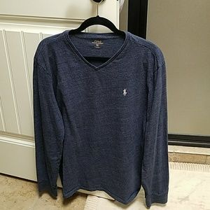 Polo Ralph Lauren blue long sleeve shirt